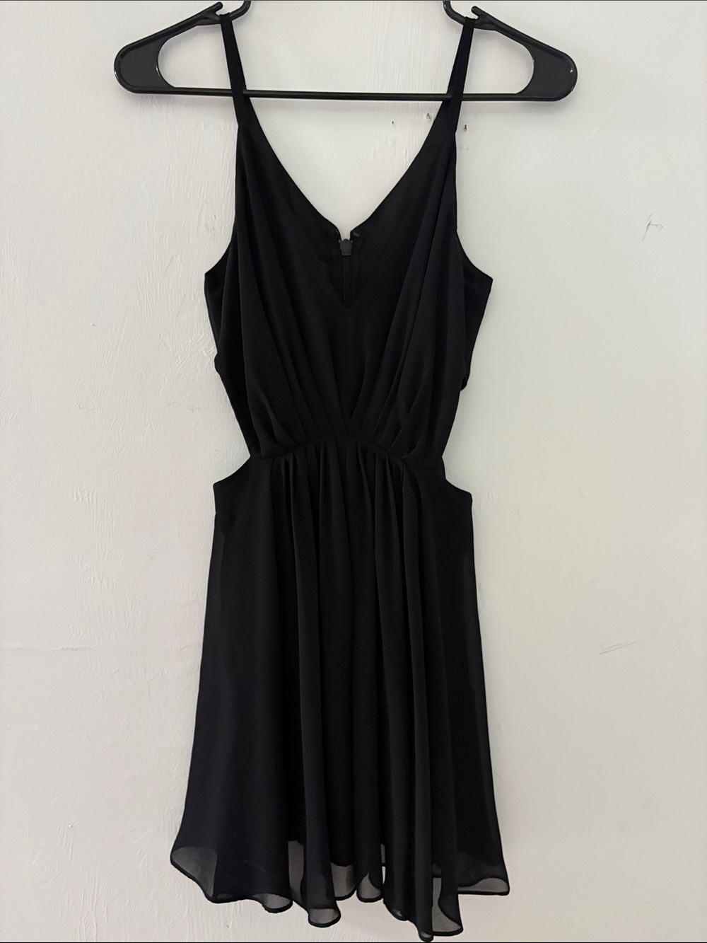 Bebe Black side cut out Dress size 00